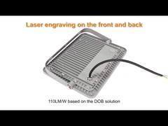BK02 KCD Luz de inundación LED de alta luminosidad exterior con interruptor de control de color