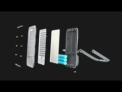 TK07 Luz solar de inundación de carcasa de aluminio KCD con carga rápida y conmutación automática