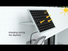 TK01 LED Iluminación solar exterior de inundación Aluminio de vivienda de alta potencia paisaje Bridgelux Chip 2700-6500k