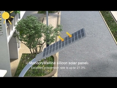 TR08 Lámpara Solar de Calle Todo en Uno 100w 200w 300w Carcasa de Aluminio IP65 Alto Brillo