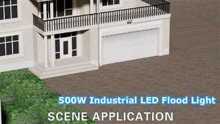 Proyector LED de CA GK-E, lámpara LED de marca de alto lumen, resistente al agua IP65, cubierta de vidrio desmontable