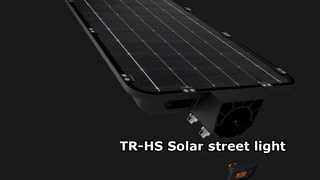 ¡Mejora la iluminación exterior de TR-HS! Farola con panel solar Topcon de alta eficiencia