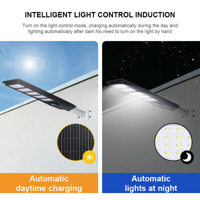 300W High Power LED Solar Street Light with LiFePO4 Lithium Battery and IP66 Waterproof for Outdoor Use