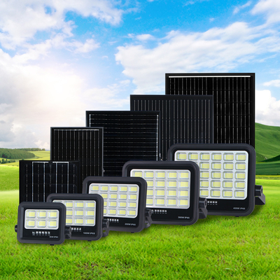 TK-Z luz solar de inundación - Solución de iluminación de alta eficiencia con 13 años de vida útil carcasa ABS de color negro para uso al aire libre