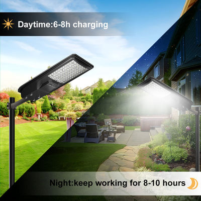 Luz de calle LED solar TR-CS todo en uno con panel solar de 6V20W, capacidad de batería de 20AH y 110 lm/w de lúmenes