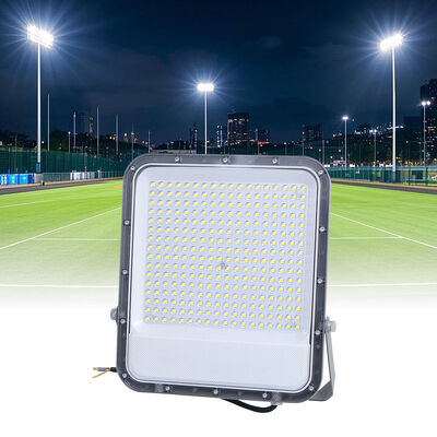 KCD cuerpo gris IP66 impermeable CE certificado control remoto faro de estadio LED luz de inundación exterior