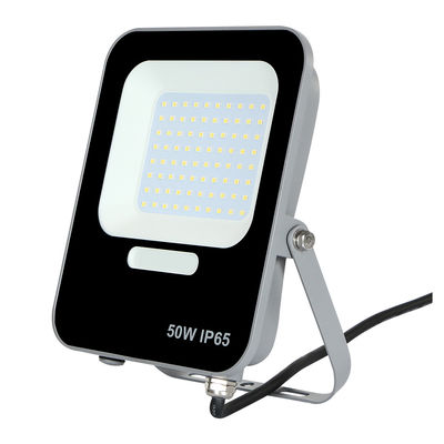 Luz de inundación llevada ultrafina tamaño pequeño de 80lm/w IP65 50w SMD para la oficina